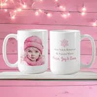 Pretty Pink Vintage Girl and Quote Coffee Mug