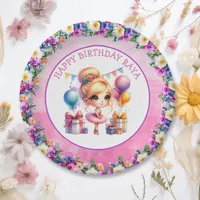 Ballet Themed Girl's Birthday Party Paper Plates