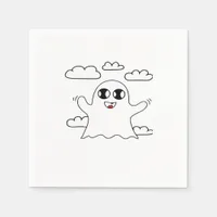 Cute Little Boo Creative Style Napkins