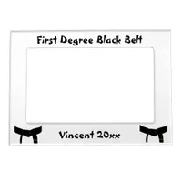 Martial Arts First Degree Black Belt Picture Frame