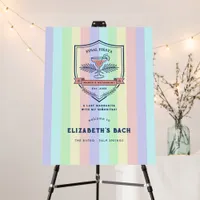 Preppy Pastel Final Fiesta Bachelorette Welcome Foam Board