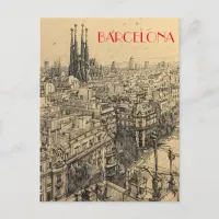 La Sagrada Familia Barcelona Spain Postcard