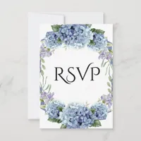 Forget-Me-Not Flowers Watercolor Elegant  RSVP Card