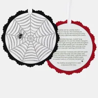 Ukraine Christmas Spider Story Ornament Card