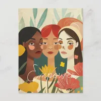 Women Flower Garden Popsockets And Postcards