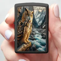 The Blakiston's Fish Owl Wilderness Watcher Zippo Lighter