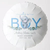 It’s a Boy Elephant Baby Shower Balloon – Blue Wat