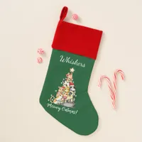 Cute Meowy Catmas Cats Christmas Tree Christmas Stocking