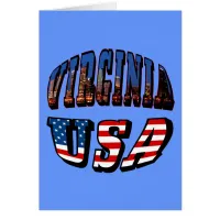 Virginia Picture and USA Text