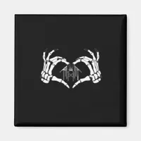 Skeletons Token Heart Hands  Magnet