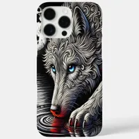 Night's Majesty: White Wolf iPhone 16 Pro Max Case