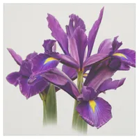 Elegant Dutch Iris Purple Sensation Fabric