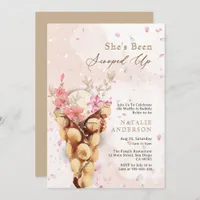 Elegant Petals She's Been Scooped Up Bridal Shower Invitation