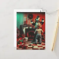 Horror Christmas Postcard