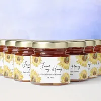 Yellow Sunflowers Found my Honey Bridal Shower Honey Jar Favors