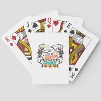 Tis The Season To Be Spooky Poker Cards