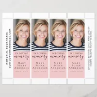 In Loving Memory Photo Memorial Bookmark