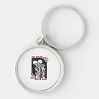 Till Death Do Us Part Wedding Skeleton Couple Vale Keychain