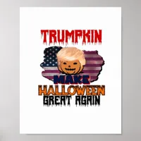Trumpkin Halloween Classic Poster