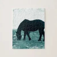 Winter Percheron Jigsaw Puzzle