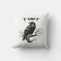 F-Caw-F Classic Trendy Style Throw Pillow