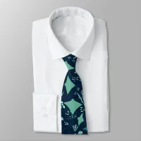 Stingrays and Fishes Underwater Pattern Tie