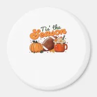 Tis The Season Football Mug Autumn Design Magnet