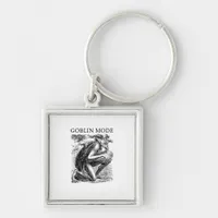 Goblin Mode Goblincore Vintage Aesthetic Funny Off Keychain