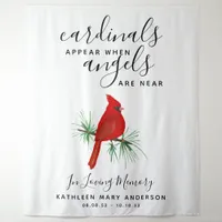 Cardinal Appear Remembrance Tribute  Tapestry