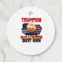 Trumpkin Halloween Classic Favor Tags