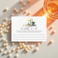 Pearls & Prosecco "Two Truths & a Lie" Bridal Game Enclosure Card