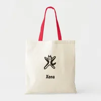 Tote Bag - Cat Letter X with Name 