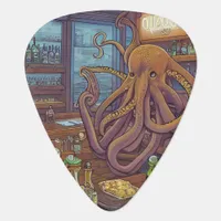 Octopus bartender Fantasy Guitar Pick