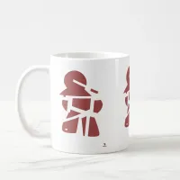 Torn Apart Meeple Board Gamer Design Coffee Mug