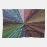 Circular Gradient Earthy Rainbow Kitchen Towel