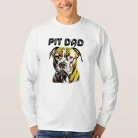 Pit Bull Dad | Dog Lover's  T-Shirt