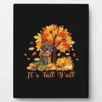 It’s Fall Y’all Halloween Autumn Retro Graphic Plaque