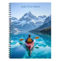  Kayaking in Mountains Personalized Notebook
