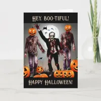 Hey, boo-tiful! Happy Halloween! Ghouls and Zombie Card