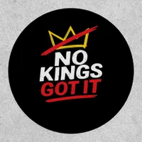 No Kings It Creative Casual Patch