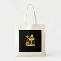 Frog Mushroom Cottagecore Aesthetic Goblincore Cut Tote Bag