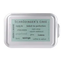 Baking Humor Science Quantum Physics Schrödinger's Cake Pan