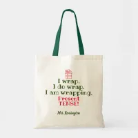 Funny Christmas Pun | Grammar Humor | Customizable Tote Bag