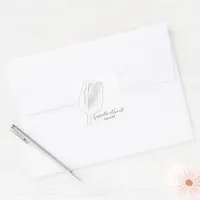 Tulip Spring Sketch Wedding Envelope Seals