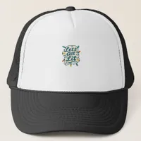 Let's Get Lit Funny Christmas Lights Holiday Party Trucker Hat