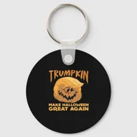 Trumpkin Make Halloween Great Again Halloween Desi Keychain