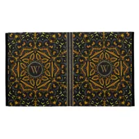 Bronzey Hexagon Geometric Decor iPad Folio iPad Folio Case