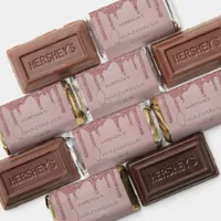 Chic Rose Gold Sparkle Glitter Drips Quinceanera Hershey's Miniatures