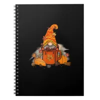 Tis The Season Gnomie Fall Coffee Retro Vintage Th Notebook