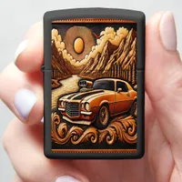 Dreamy Valley Drive with 80s Car Zippo Lighter